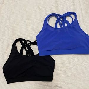 2 Mesh Strappy Sports Bra